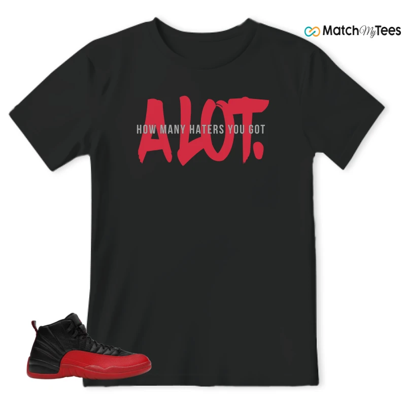 NIKE JORDAN 12 RETRO FLU GAME (2025) SNEAKER Matching Tees t-shirt