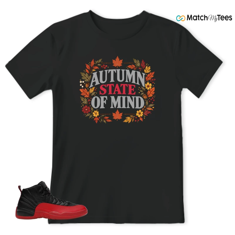 NIKE JORDAN 12 RETRO FLU GAME (2025) SNEAKER Matching Tees t-shirt