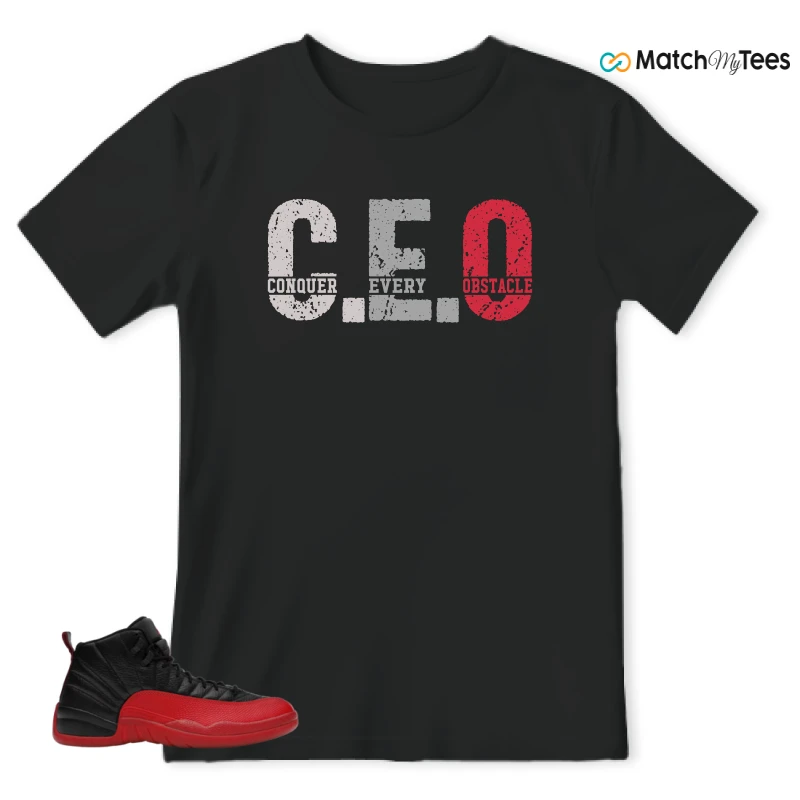 NIKE JORDAN 12 RETRO FLU GAME (2025) SNEAKER Matching Tees t-shirt