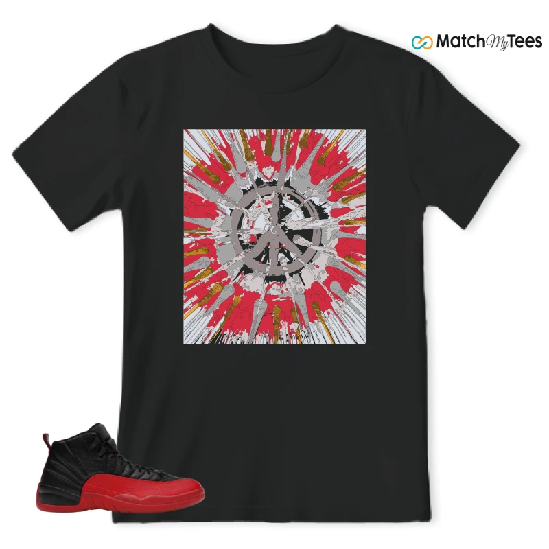 NIKE JORDAN 12 RETRO FLU GAME (2025) SNEAKER Matching Tees t-shirt