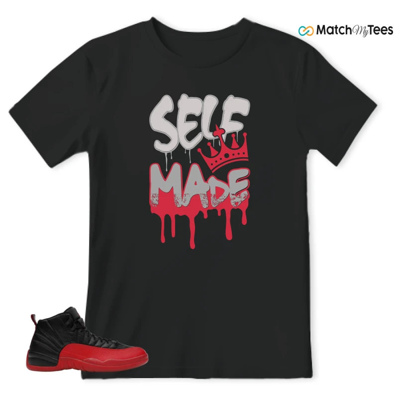 NIKE JORDAN 12 RETRO FLU GAME (2025) SNEAKER Matching Tees t-shirt