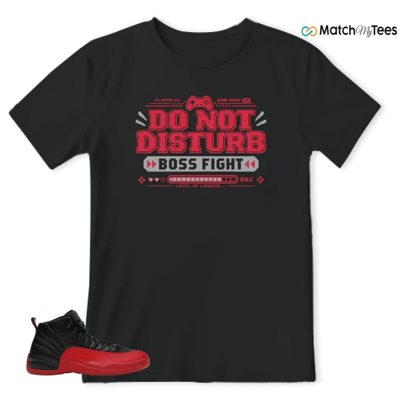 NIKE JORDAN 12 RETRO FLU GAME (2025) SNEAKER Matching Tees t-shirt