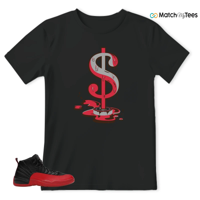 NIKE JORDAN 12 RETRO FLU GAME (2025) SNEAKER Matching Tees t-shirt