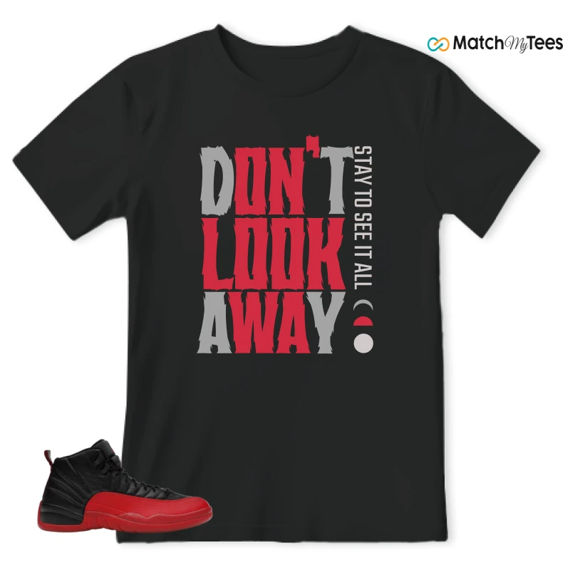 NIKE JORDAN 12 RETRO FLU GAME (2025) SNEAKER Matching Tees t-shirt