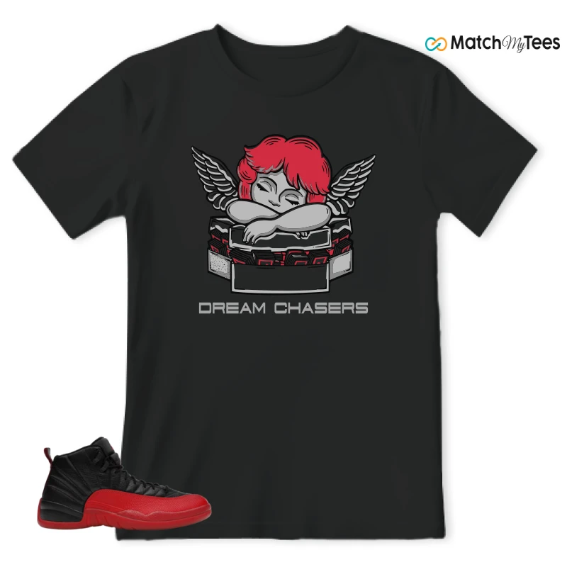 NIKE JORDAN 12 RETRO FLU GAME (2025) SNEAKER Matching Tees t-shirt