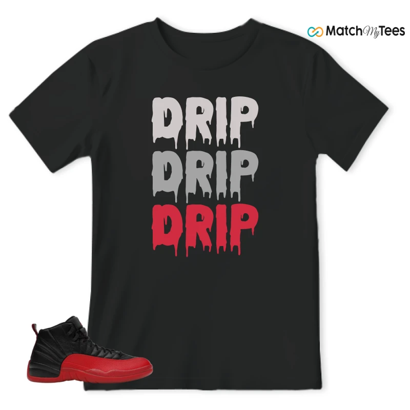 NIKE JORDAN 12 RETRO FLU GAME (2025) SNEAKER Matching Tees t-shirt