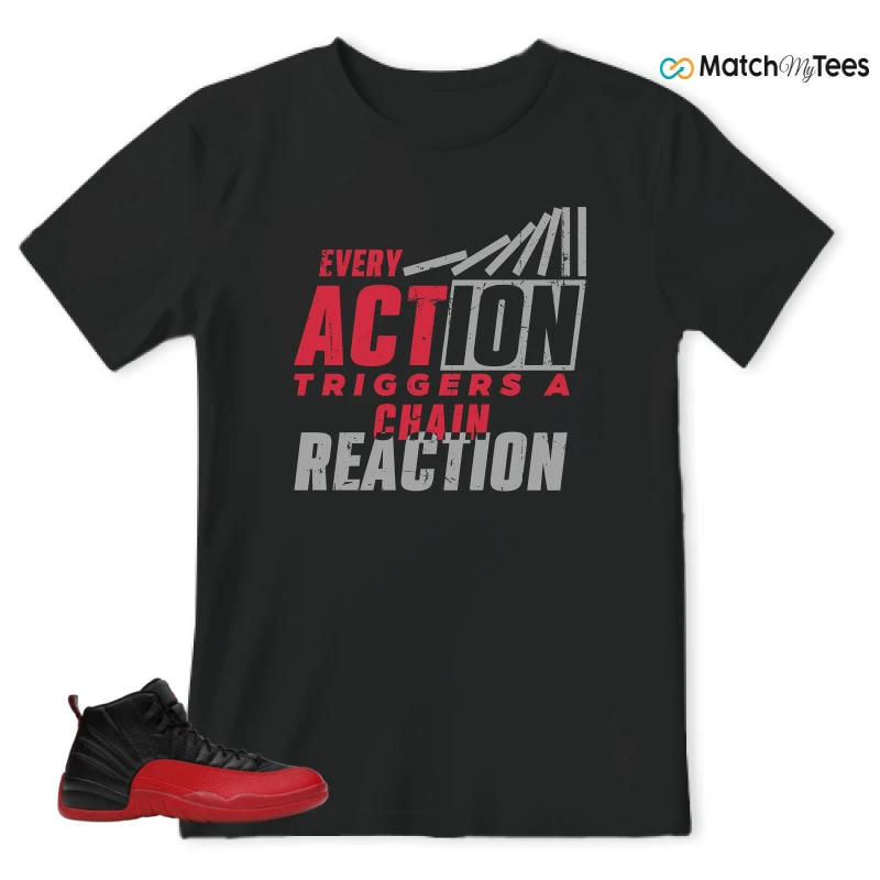 NIKE JORDAN 12 RETRO FLU GAME (2025) SNEAKER Matching Tees t-shirt