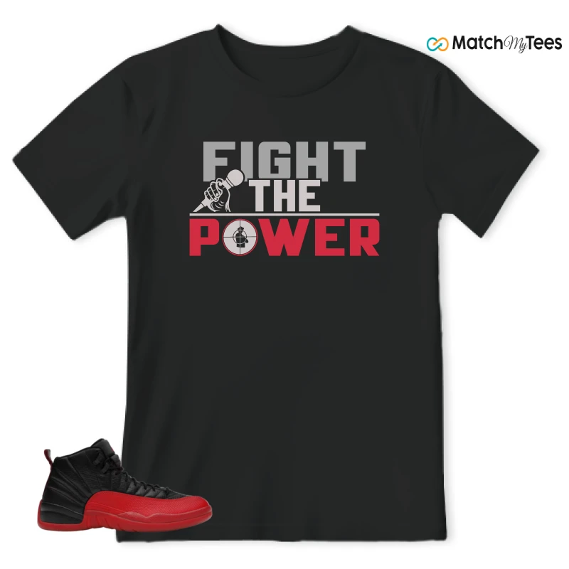 NIKE JORDAN 12 RETRO FLU GAME (2025) SNEAKER Matching Tees t-shirt