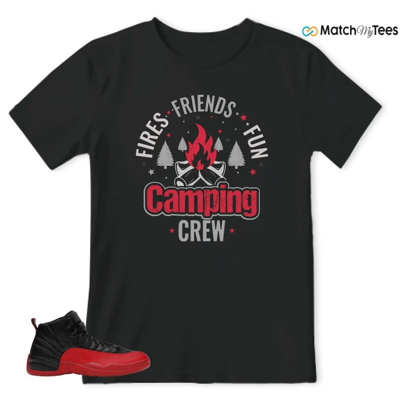 NIKE JORDAN 12 RETRO FLU GAME (2025) SNEAKER Matching Tees t-shirt