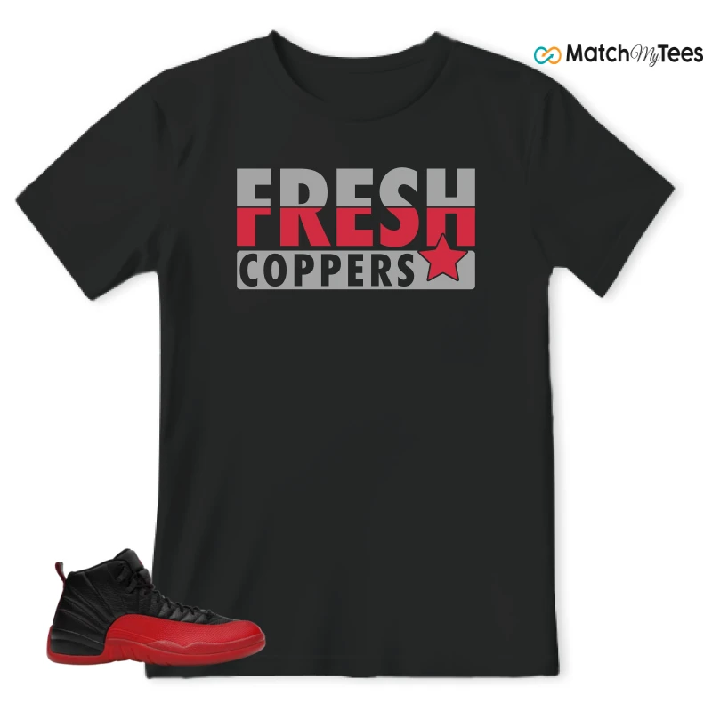 NIKE JORDAN 12 RETRO FLU GAME (2025) SNEAKER Matching Tees t-shirt