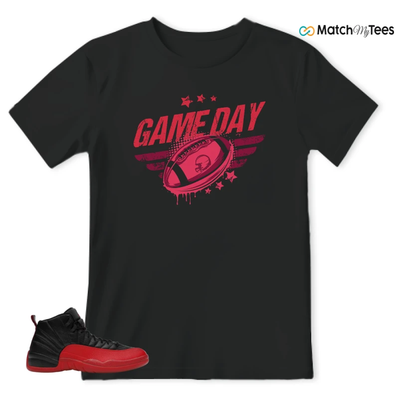 NIKE JORDAN 12 RETRO FLU GAME (2025) SNEAKER Matching Tees t-shirt