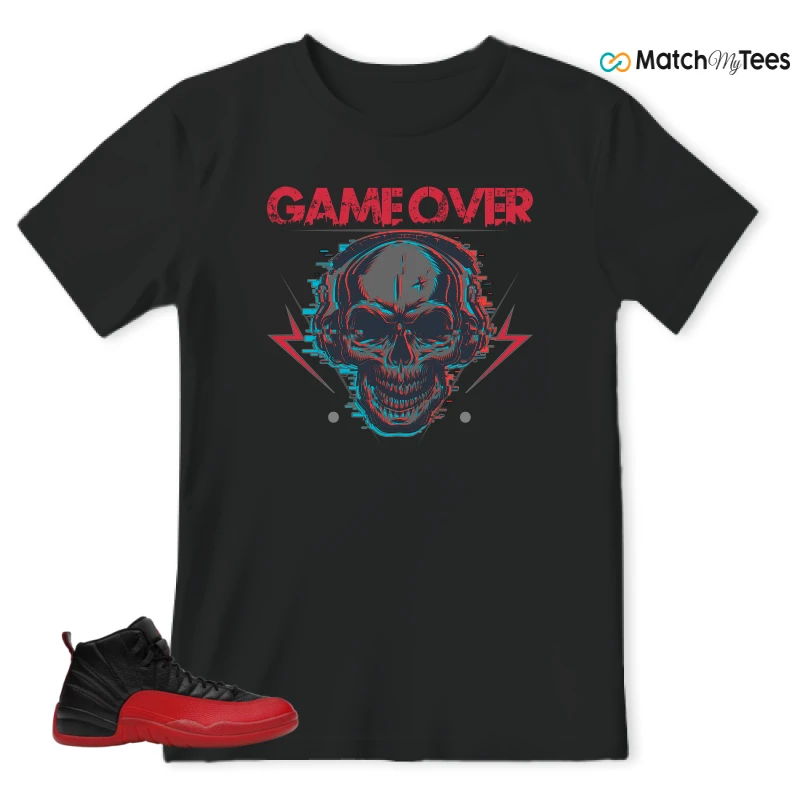 NIKE JORDAN 12 RETRO FLU GAME (2025) SNEAKER Matching Tees t-shirt