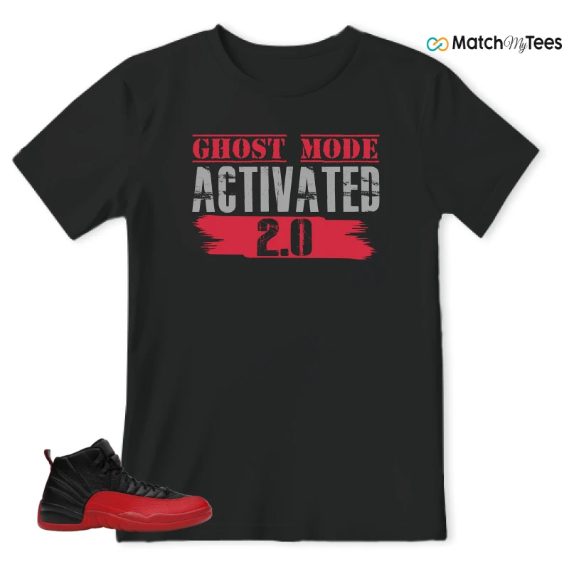 NIKE JORDAN 12 RETRO FLU GAME (2025) SNEAKER Matching Tees t-shirt