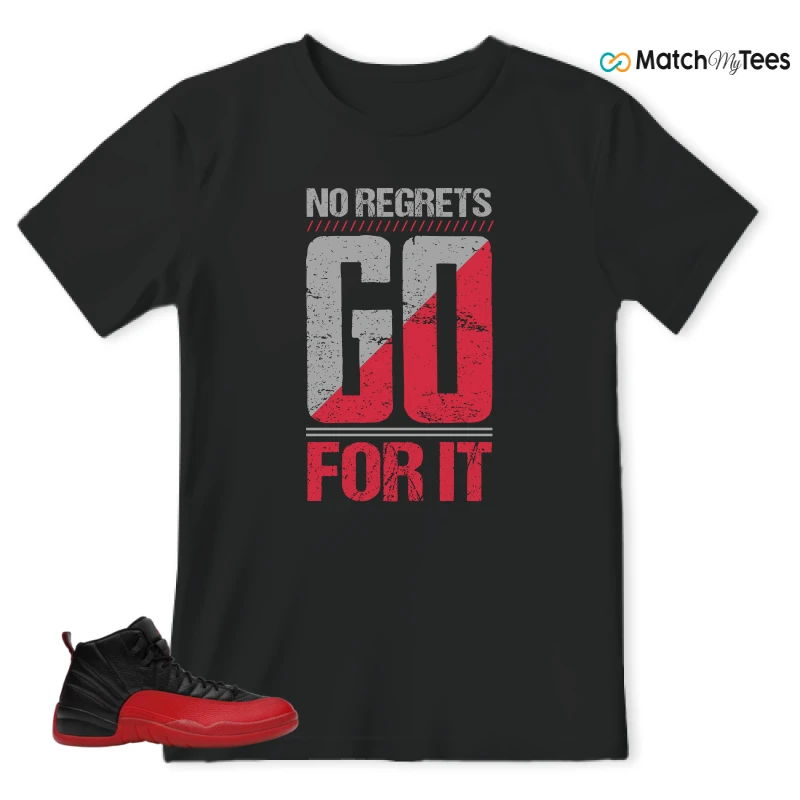 NIKE JORDAN 12 RETRO FLU GAME (2025) SNEAKER Matching Tees t-shirt