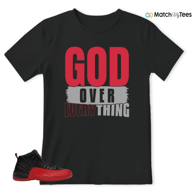 NIKE JORDAN 12 RETRO FLU GAME (2025) SNEAKER Matching Tees t-shirt
