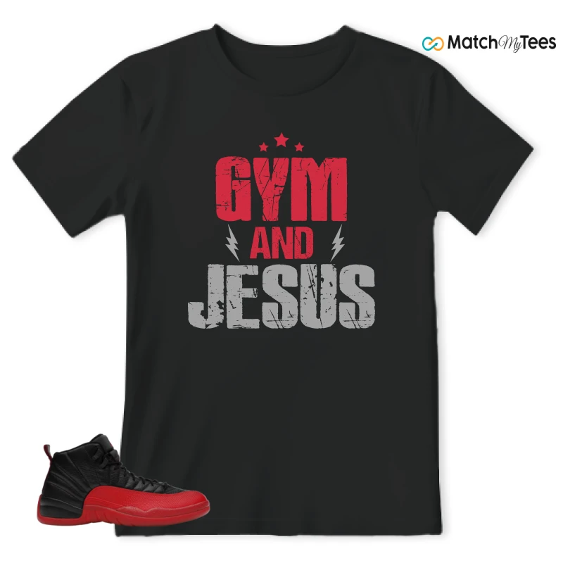 NIKE JORDAN 12 RETRO FLU GAME (2025) SNEAKER Matching Tees t-shirt