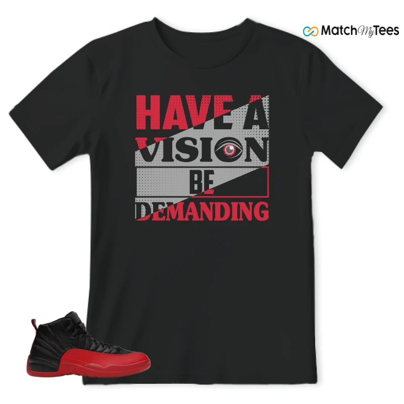 NIKE JORDAN 12 RETRO FLU GAME (2025) SNEAKER Matching Tees t-shirt