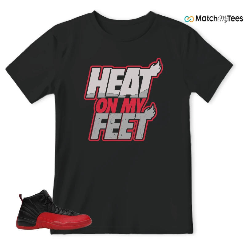 NIKE JORDAN 12 RETRO FLU GAME (2025) SNEAKER Matching Tees t-shirt