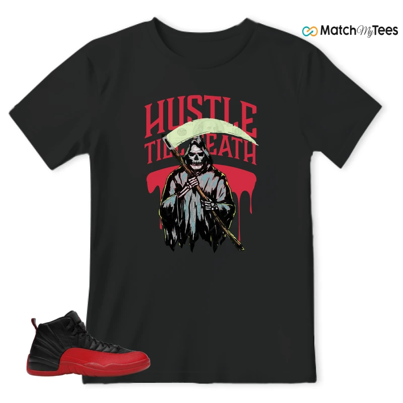 NIKE JORDAN 12 RETRO FLU GAME (2025) SNEAKER Matching Tees t-shirt