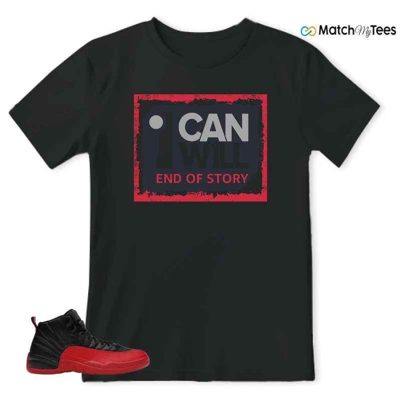 NIKE JORDAN 12 RETRO FLU GAME (2025) SNEAKER Matching Tees t-shirt