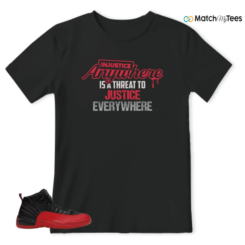 NIKE JORDAN 12 RETRO FLU GAME (2025) SNEAKER Matching Tees t-shirt