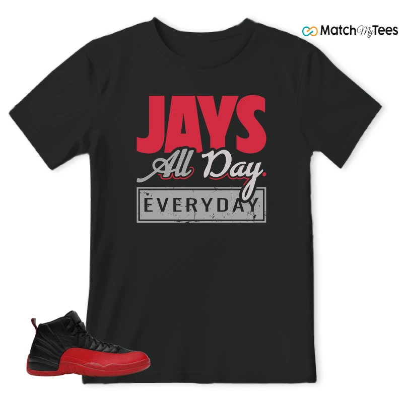 NIKE JORDAN 12 RETRO FLU GAME (2025) SNEAKER Matching Tees t-shirt