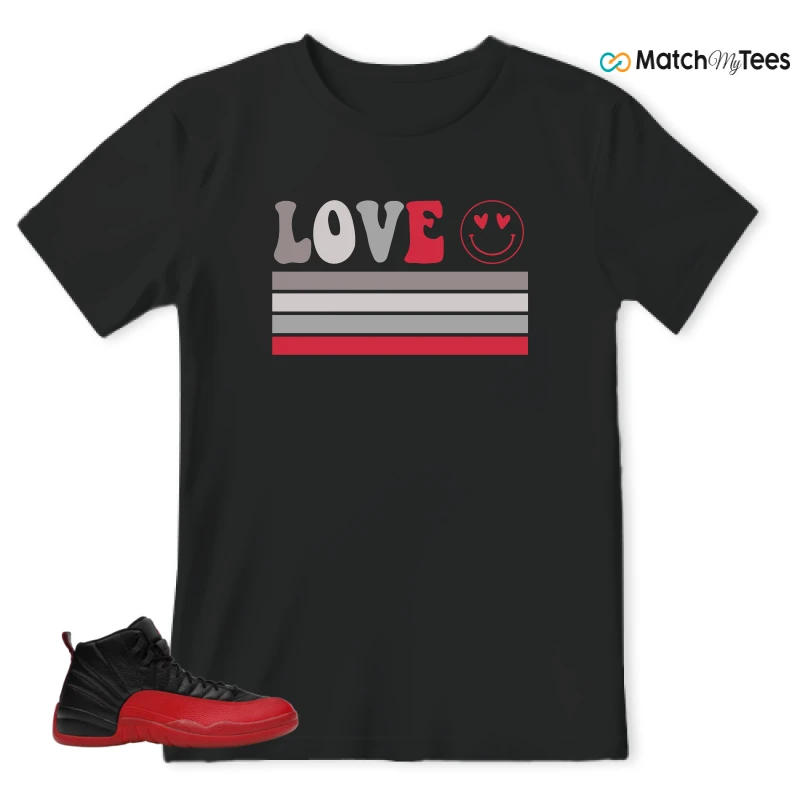 NIKE JORDAN 12 RETRO FLU GAME (2025) SNEAKER Matching Tees t-shirt