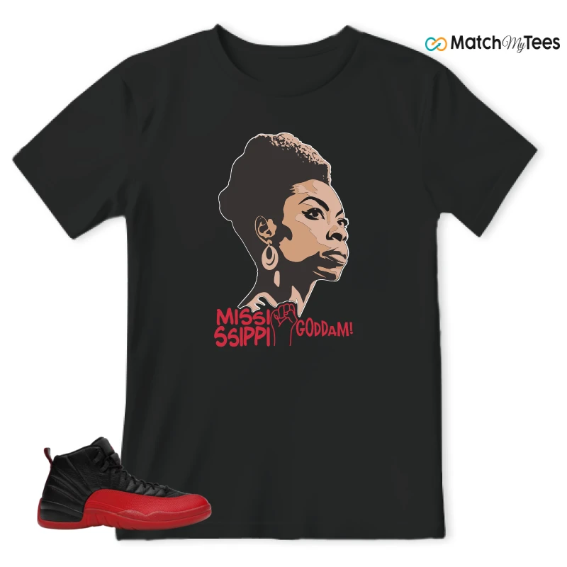 NIKE JORDAN 12 RETRO FLU GAME (2025) SNEAKER Matching Tees t-shirt