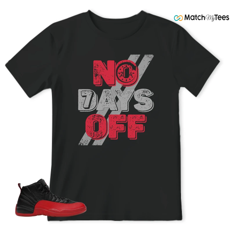NIKE JORDAN 12 RETRO FLU GAME (2025) SNEAKER Matching Tees t-shirt