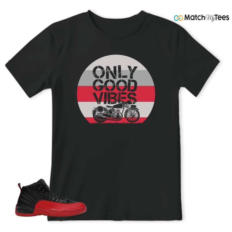 NIKE JORDAN 12 RETRO FLU GAME (2025) SNEAKER Matching Tees t-shirt