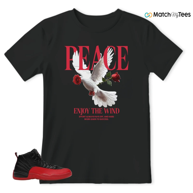 NIKE JORDAN 12 RETRO FLU GAME (2025) SNEAKER Matching Tees t-shirt