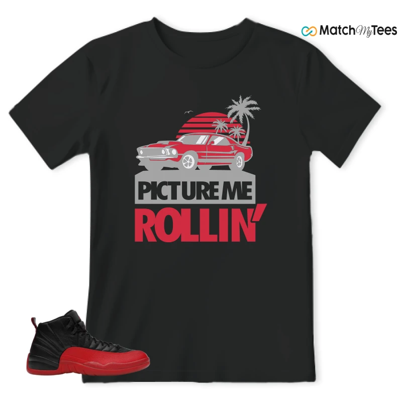 NIKE JORDAN 12 RETRO FLU GAME (2025) SNEAKER Matching Tees t-shirt