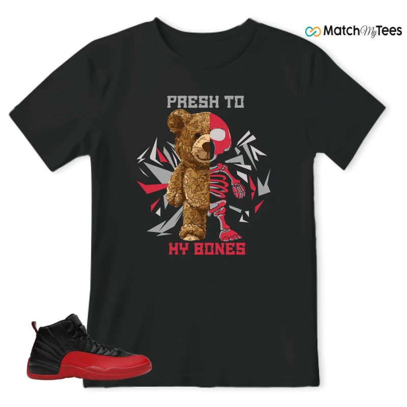 NIKE JORDAN 12 RETRO FLU GAME (2025) SNEAKER Matching Tees t-shirt