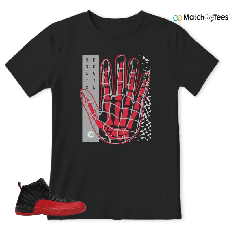 NIKE JORDAN 12 RETRO FLU GAME (2025) SNEAKER Matching Tees t-shirt