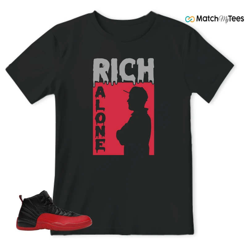 NIKE JORDAN 12 RETRO FLU GAME (2025) SNEAKER Matching Tees t-shirt