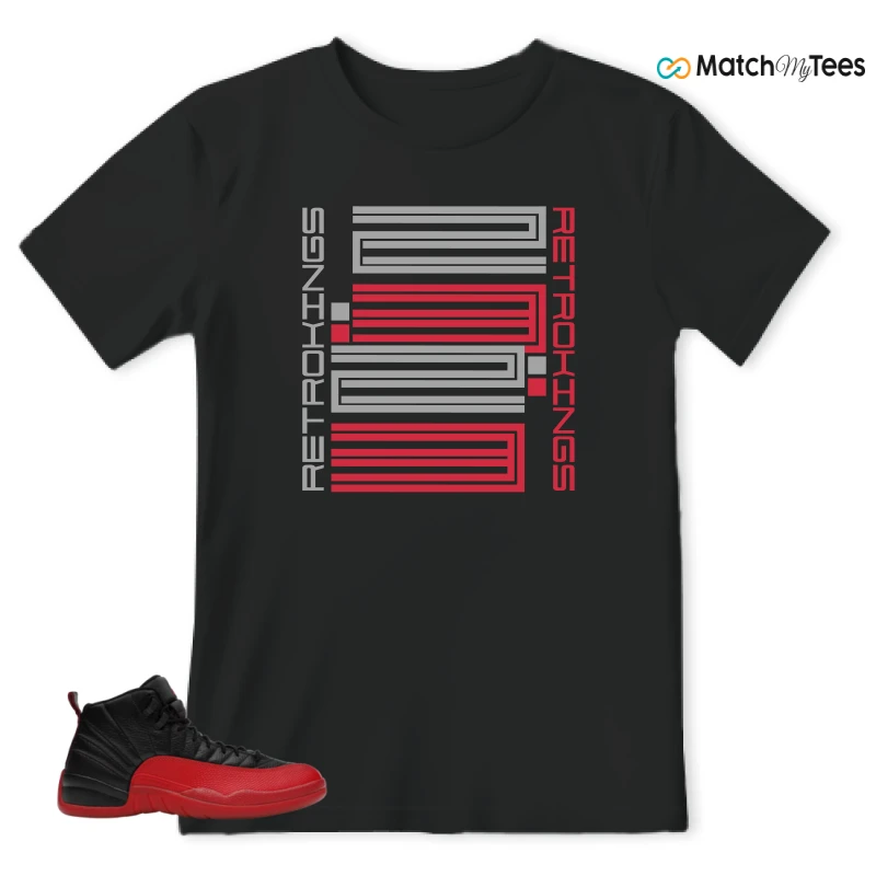 NIKE JORDAN 12 RETRO FLU GAME (2025) SNEAKER Matching Tees t-shirt