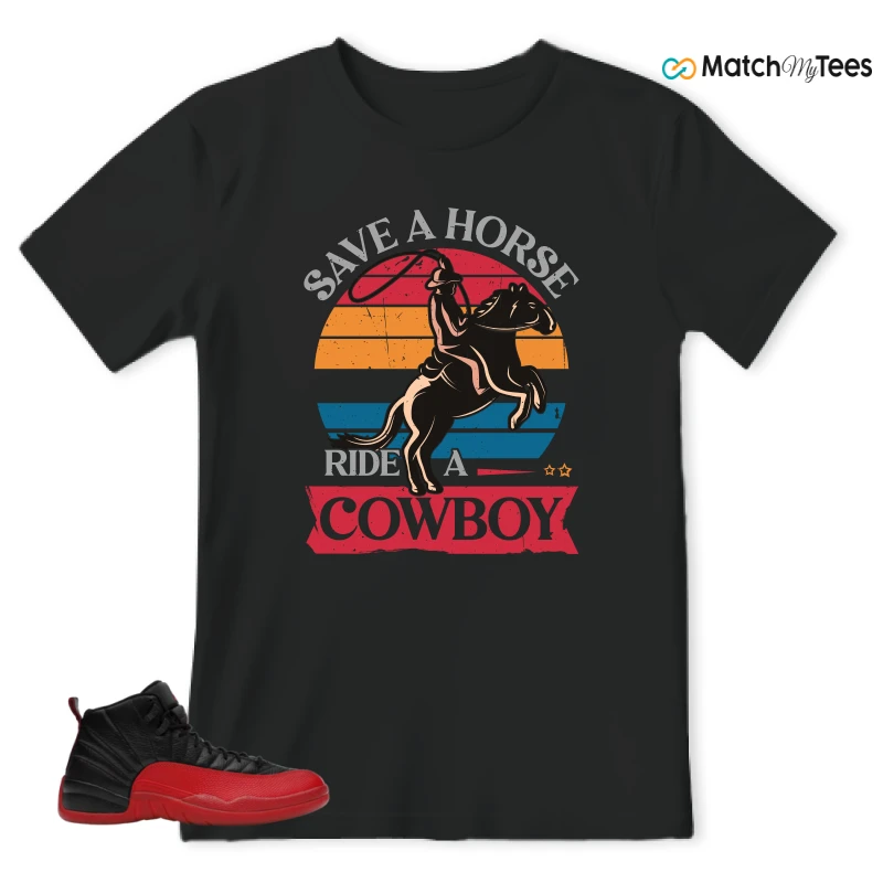 NIKE JORDAN 12 RETRO FLU GAME (2025) SNEAKER Matching Tees t-shirt
