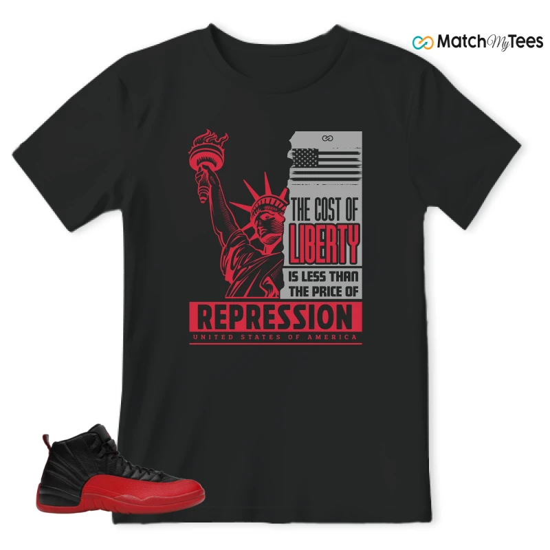 NIKE JORDAN 12 RETRO FLU GAME (2025) SNEAKER Matching Tees t-shirt