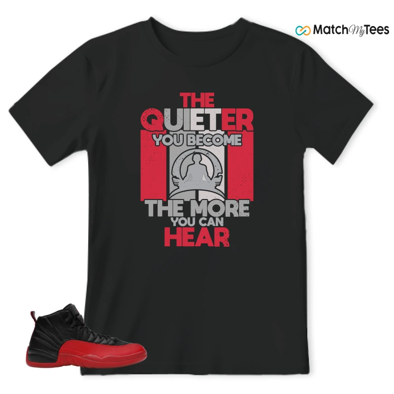 NIKE JORDAN 12 RETRO FLU GAME (2025) SNEAKER Matching Tees t-shirt