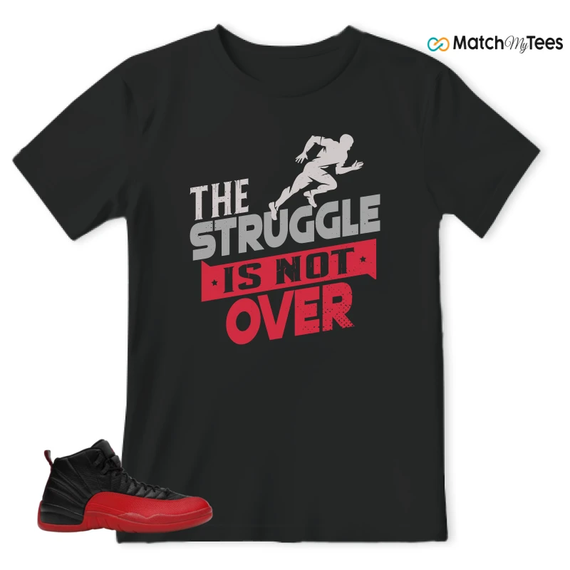 NIKE JORDAN 12 RETRO FLU GAME (2025) SNEAKER Matching Tees t-shirt