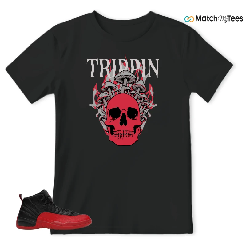 NIKE JORDAN 12 RETRO FLU GAME (2025) SNEAKER Matching Tees t-shirt