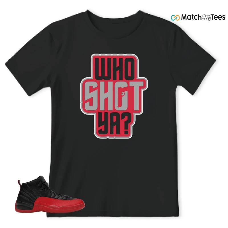 NIKE JORDAN 12 RETRO FLU GAME (2025) SNEAKER Matching Tees t-shirt