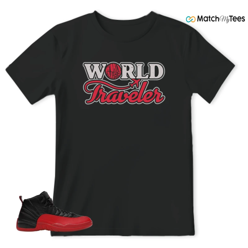 NIKE JORDAN 12 RETRO FLU GAME (2025) SNEAKER Matching Tees t-shirt