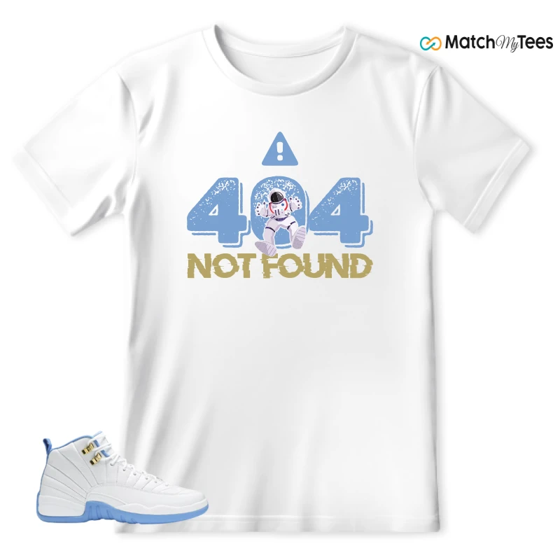 NIKE JORDAN 12 RETRO WHITE UNIVERSITY BLUE (2004) (WOMEN'S) SNEAKER Matching Tees t-shirt
