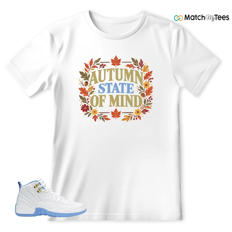 Autum State Of Mind White matching T-shirt T-shirt
