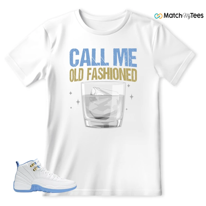 NIKE JORDAN 12 RETRO WHITE UNIVERSITY BLUE (2004) (WOMEN'S) SNEAKER Matching Tees t-shirt