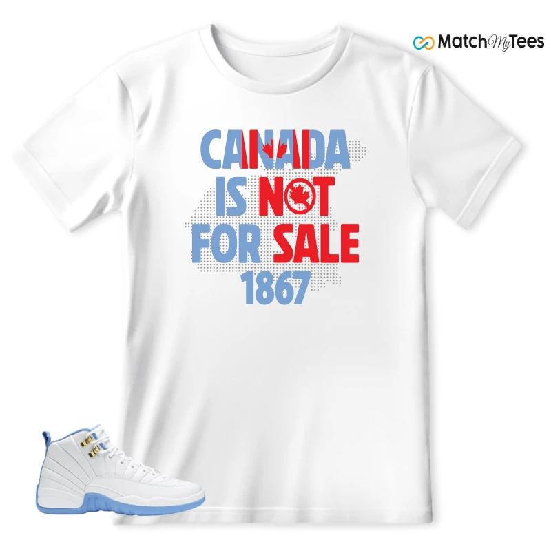 NIKE JORDAN 12 RETRO WHITE UNIVERSITY BLUE (2004) (WOMEN'S) SNEAKER Matching Tees t-shirt