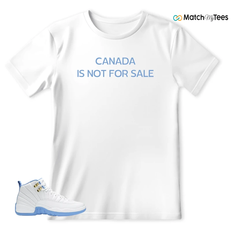 NIKE JORDAN 12 RETRO WHITE UNIVERSITY BLUE (2004) (WOMEN'S) SNEAKER Matching Tees t-shirt