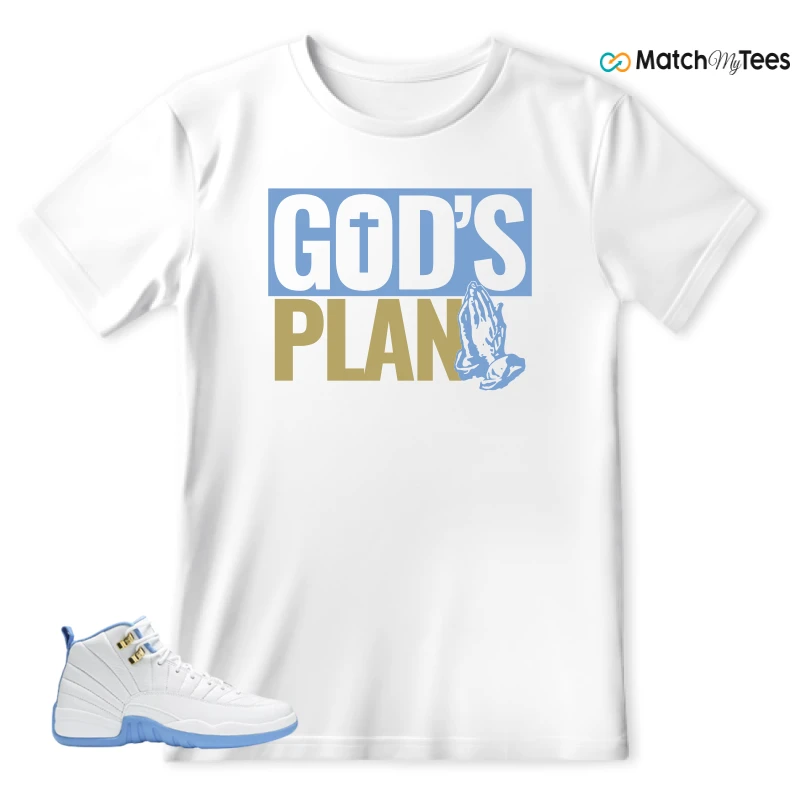 God's Plan White matching T-shirt T-shirt