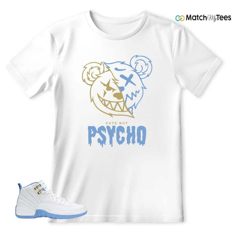 Psycho Teddy White matching T-shirt T-shirt